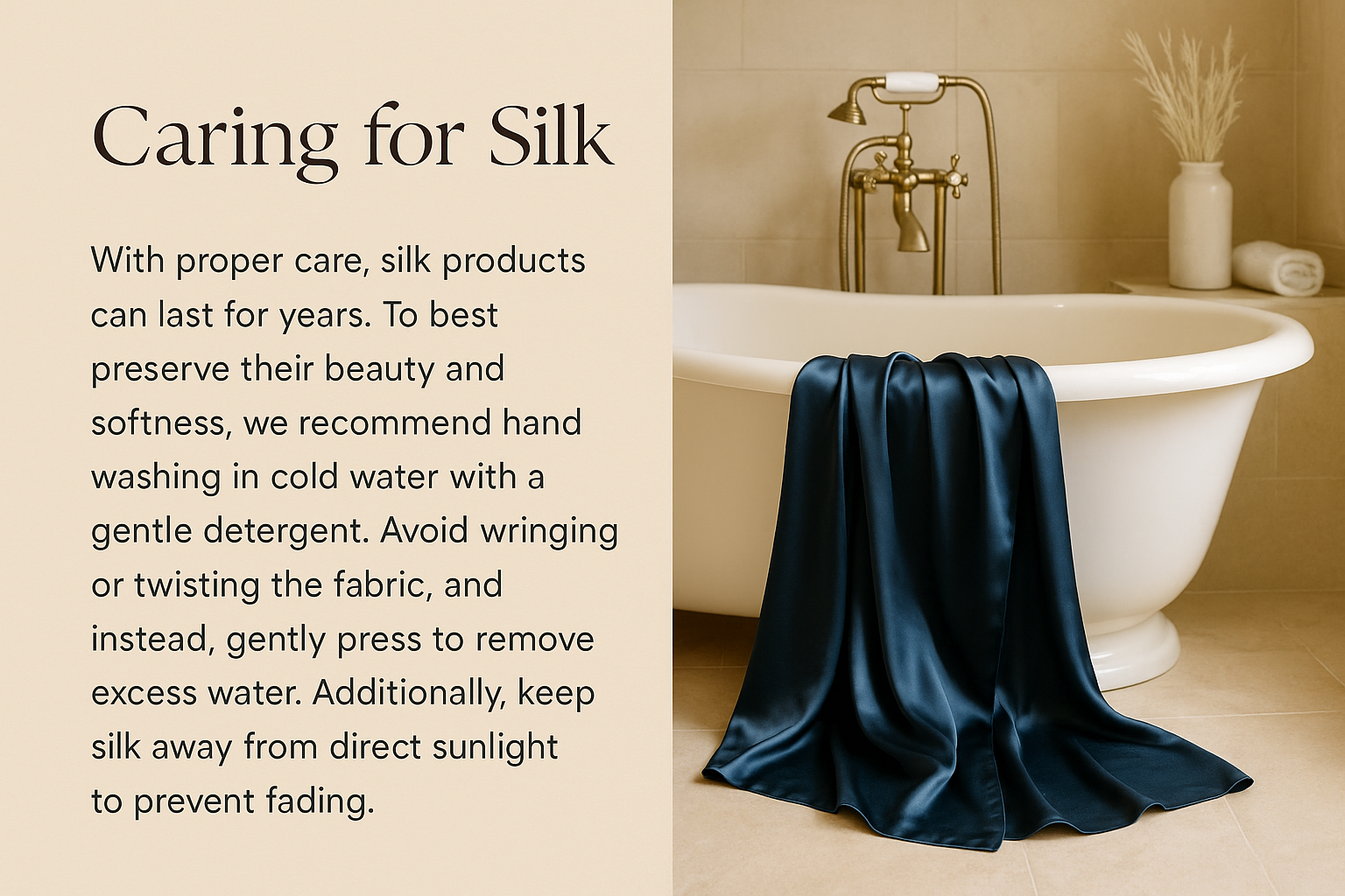 Caring for Silk: Preserving the Beauty of Nature’s Finest Fabric
