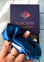 Tīra zīdkoka zīda matu gumijas