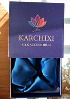 Tīra zīdkoka zīda matu gumijas